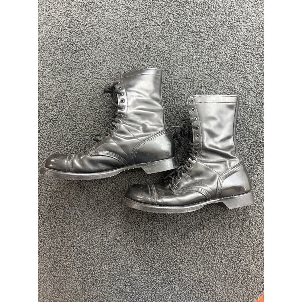 Corcoran Jump Boots Mens Size 12.5 D Black Leather VTG Made USA Military Combat